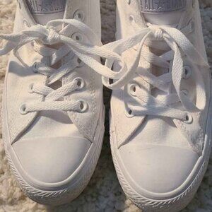 Converse All-Stars White-on-White!